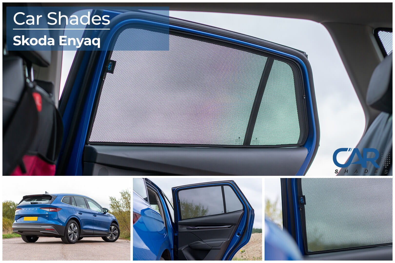 Car Shades - Rear Door Set