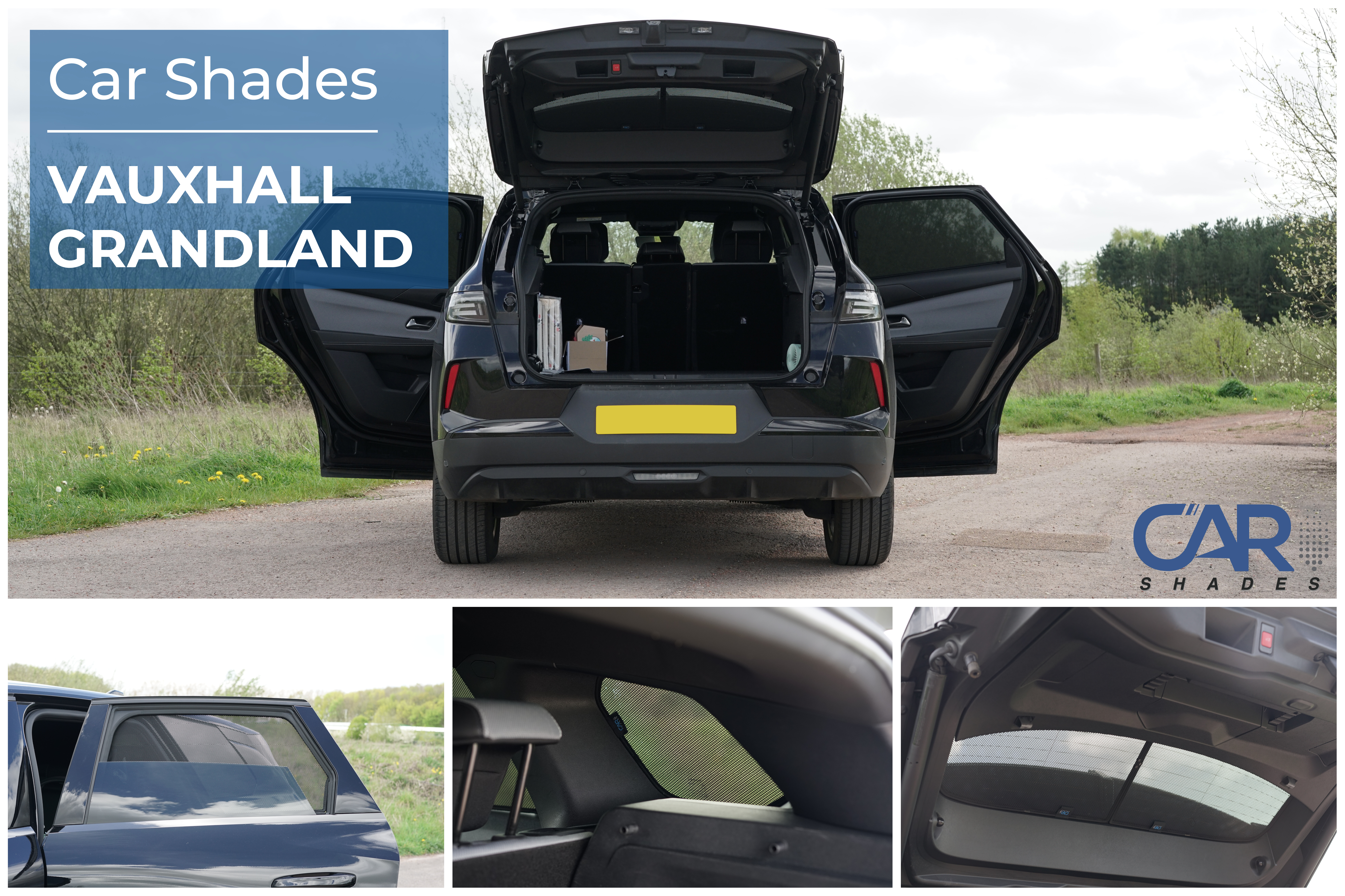 Car Shades - Rear Door Set