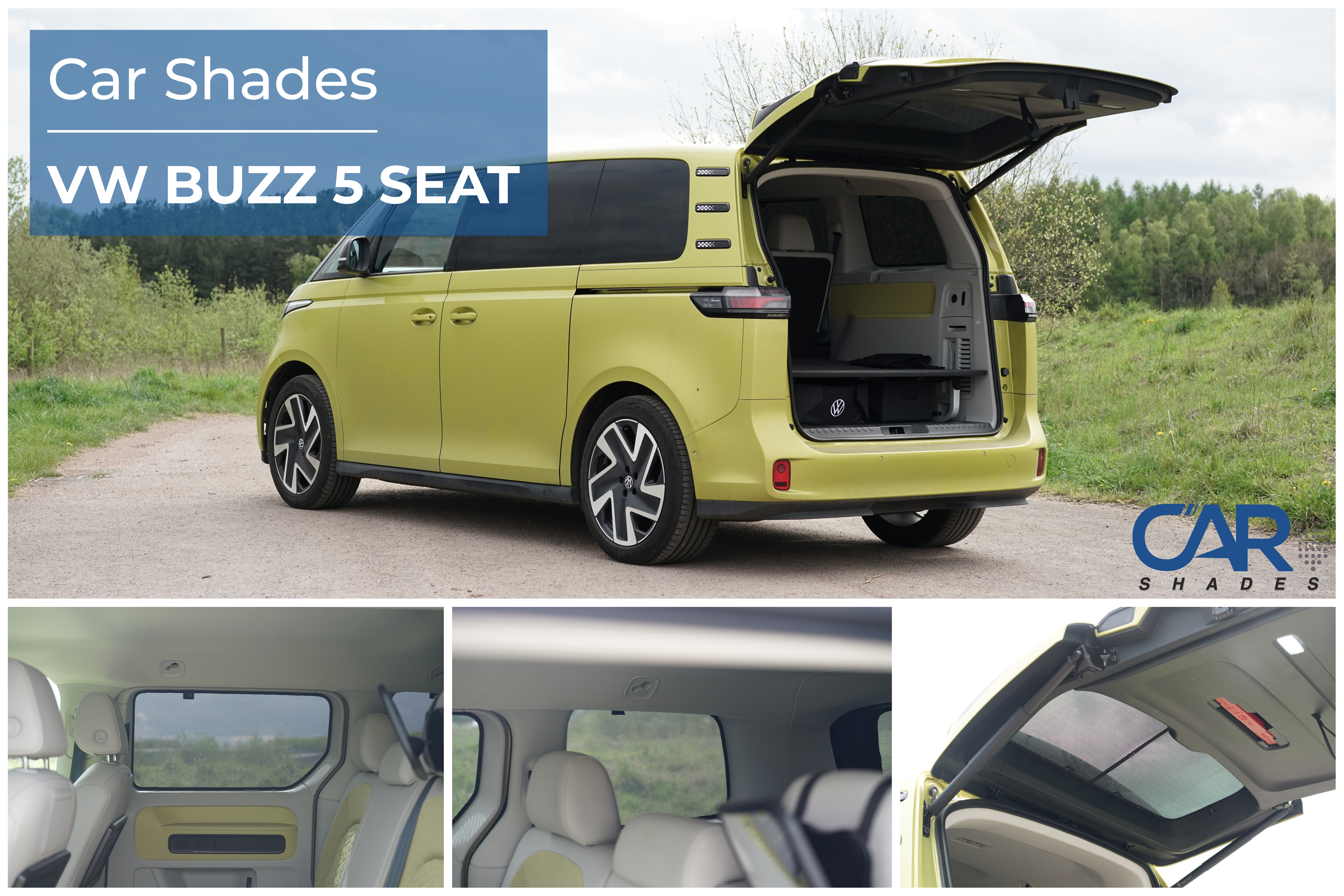 Car Shades - Rear Door Set