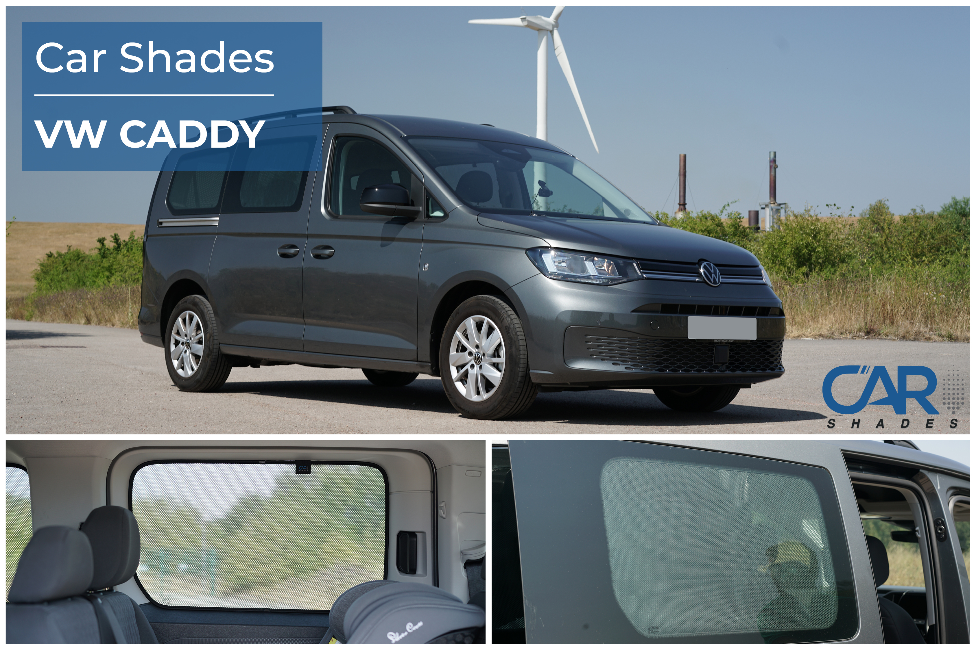 Car Shades - Rear Door Set