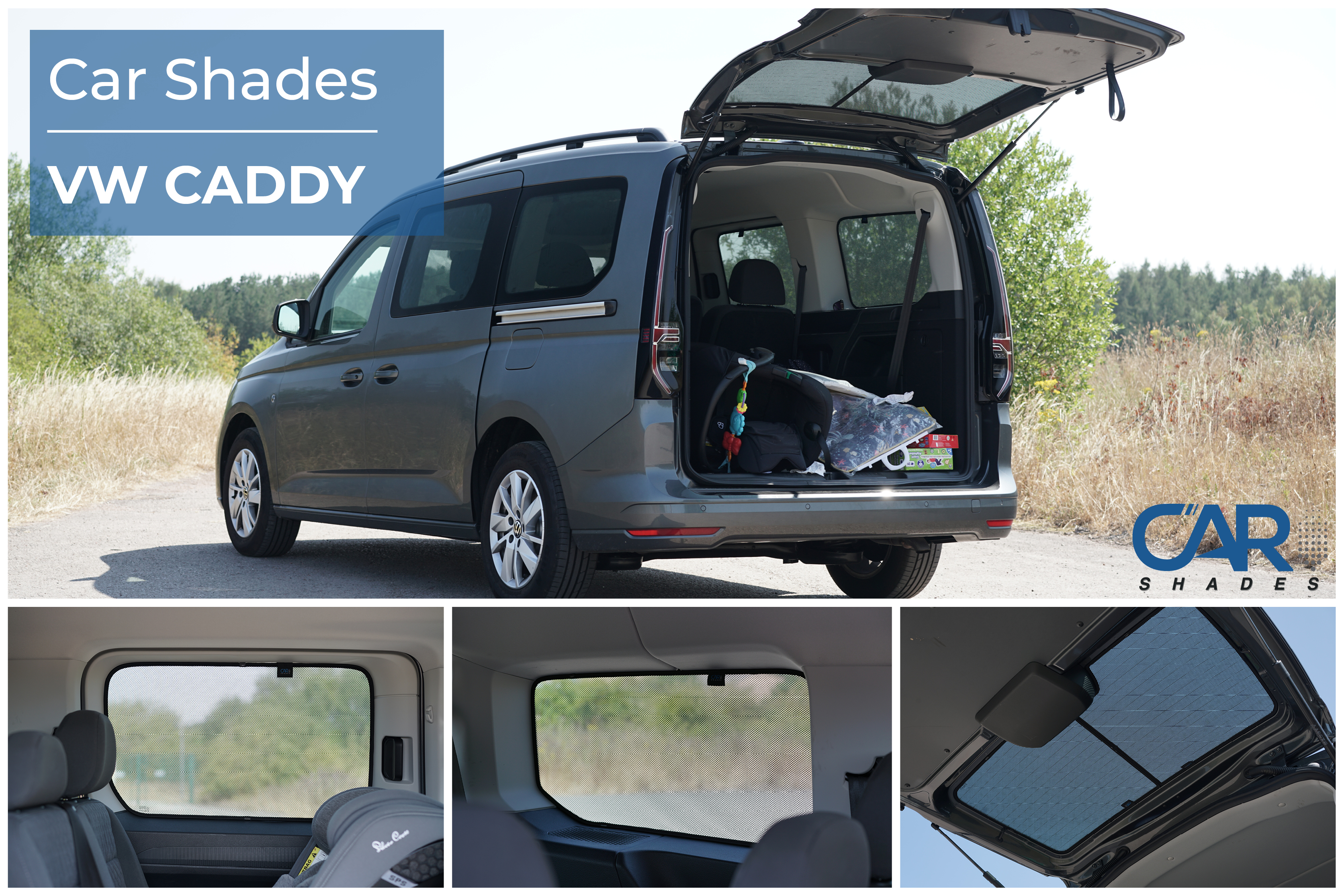 Car Shades - Rear Door Set