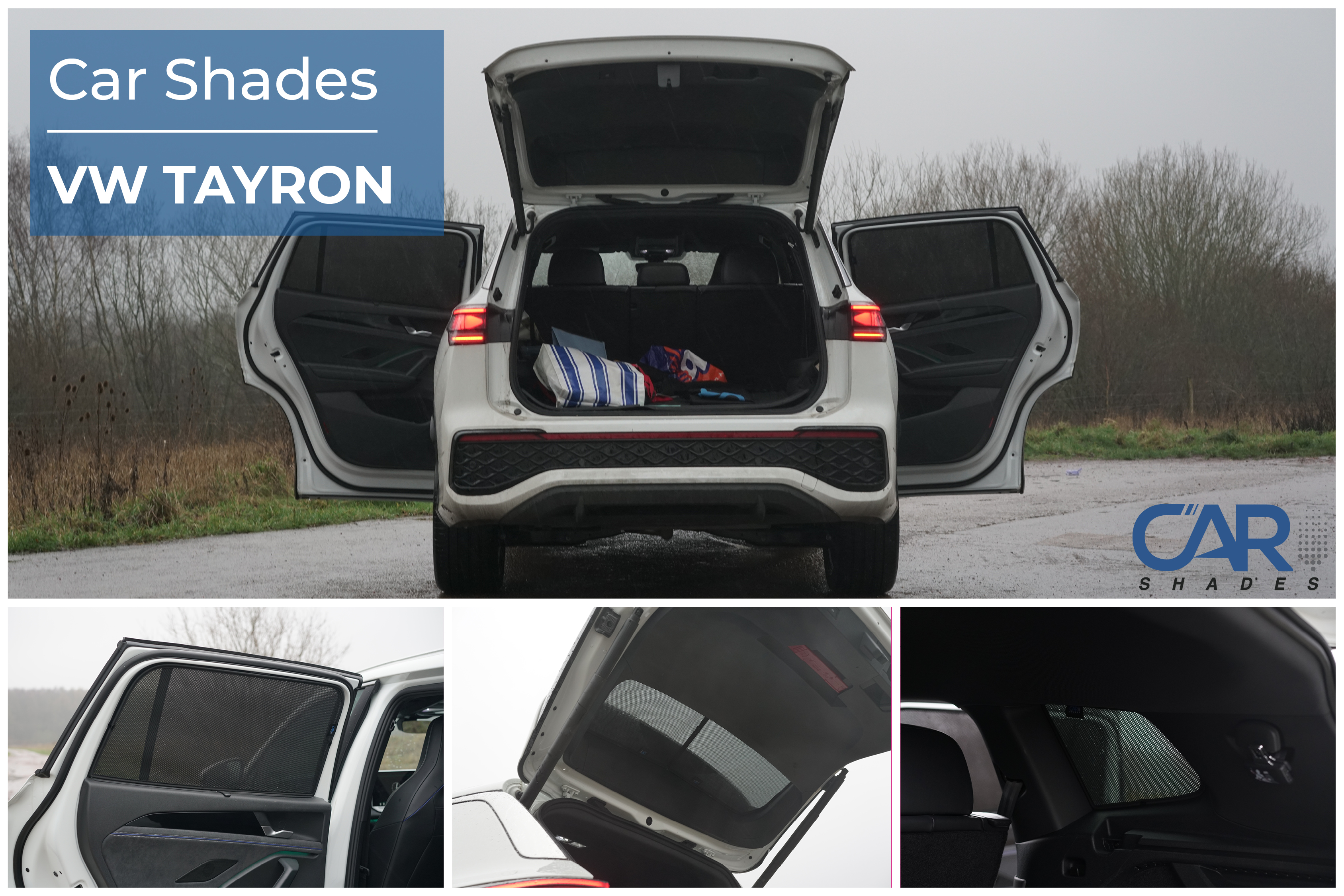 Car Shades - Rear Door Set