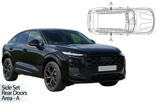 Car Shades Audi Q3 Sportback 2025> Rear Side Set