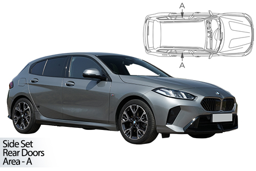 Car Shades BMW 1 Series 2025> Rear Door Set