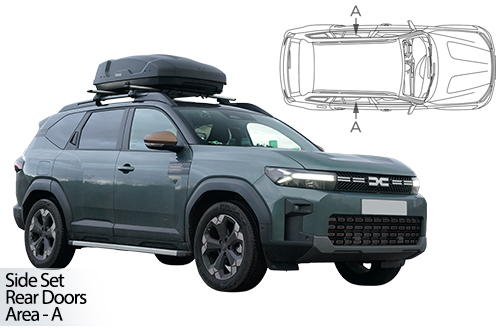 Car Shades Dacia Bigster 24> Rear Door Set