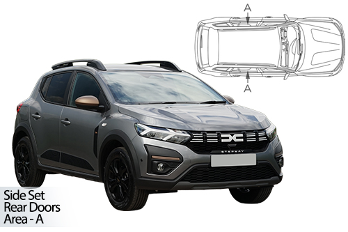 Car Shades Dacia Sandero 2020> Rear Side Set