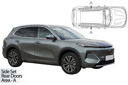 Car Shades Geely Starray 2024> Rear Side Set
