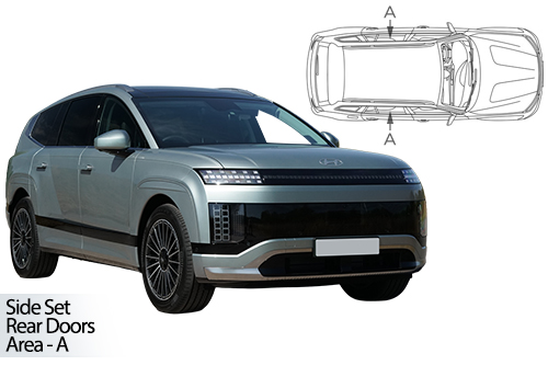 Car Shades Hyundai Ioniq 9 2026> Rear Side Set