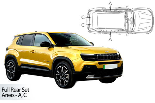 Car Shades Jeep Avenger 23> Full Rear Set