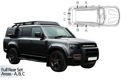 Car Shades Land Rover Defender 130 Full Rear Set