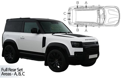 Car Shades Land Rover Defender 90 20> Full Rear Set