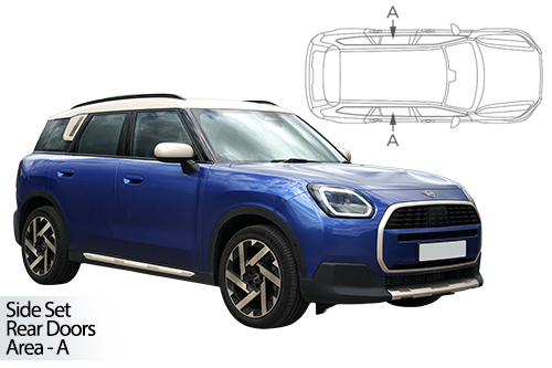 Car Shades Mini Countryman 2024> Rear Side Set