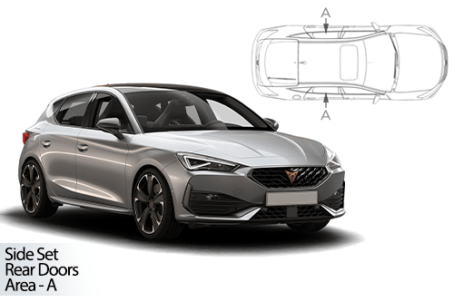 Car Shades - Seat/Cupra Leon Hatch 2020> Rear Door Set