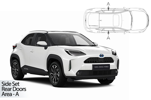 Car Shades - Toyota Yaris Cross 5dr 2020> Rear Door Set
