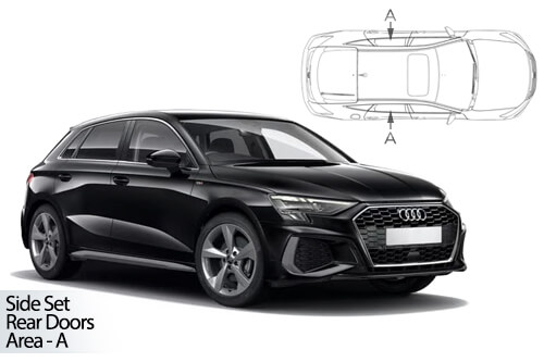 Car Shades - Audi A3 5dr (8Y) Sportback 2020> Rear Door Set