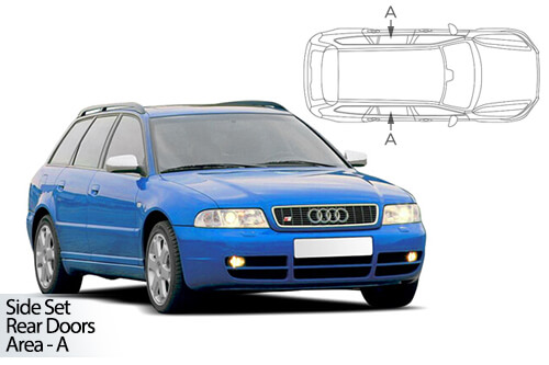UV Car Shades - Audi A4 Avant 94-01 Rear Door Set
