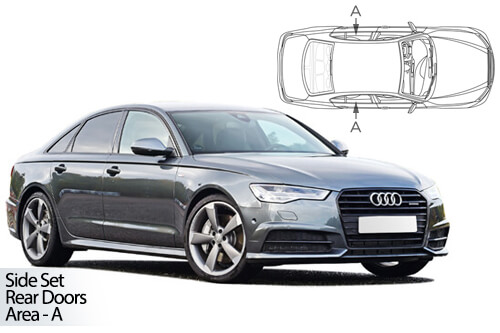 Car Shades Audi A6 (C7) 4dr 11-18 - Rear Door Set