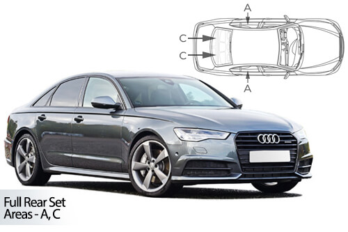 Car Shades Audi A6 (C7) 4 door 11-18 Full Rear Set