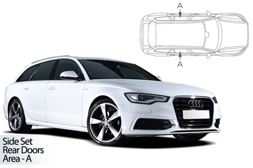 UV Privacy Car Shades - Audi A6 Avant 11-18 Rear Door Set