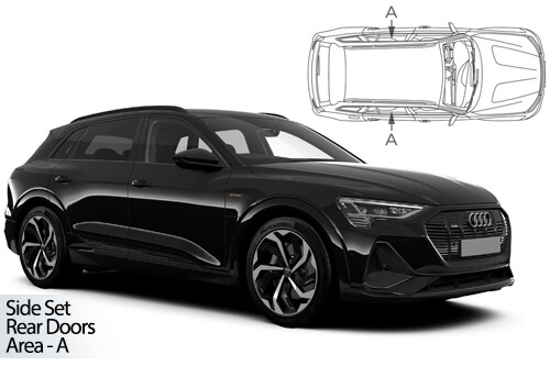 Car Shades - Audi e-tron 5dr SUV 2019> Rear Door Set