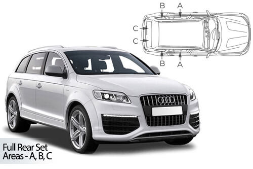 Car Shades Audi Q7 5dr 06-15 - Full Rear Set