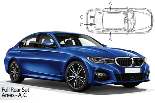 Car Shades - BMW 3 Series (G20) 4dr 2019> Full Rear Set