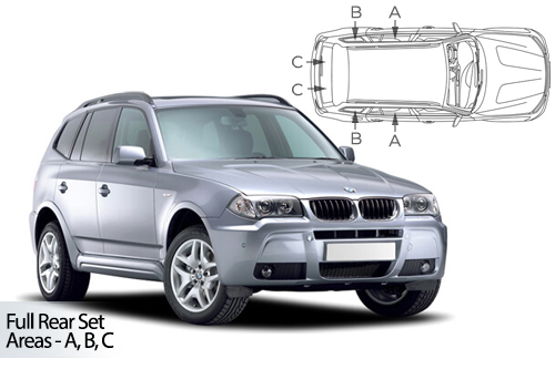 Car Shades BMW X3  ( E83 ) 5 door 03-10 Full Rear Set