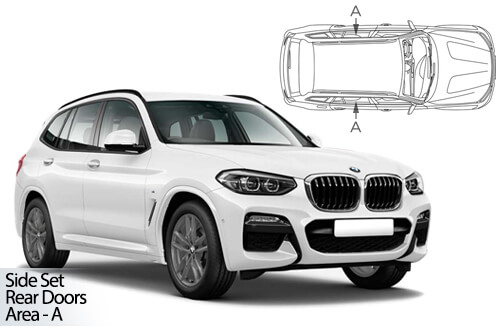 Car Shades - BMW X3 2018> iX3 2020> (G01) 5dr Rear Door Set