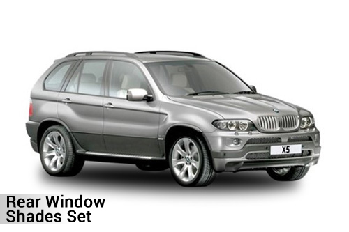 Car Shades BMW X5 (E53) 5 Door 99-06 Rear Door Set