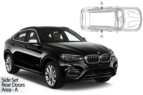 Car Shades - BMW X6 5 Door (F16) 15-19 - Rear Door Set