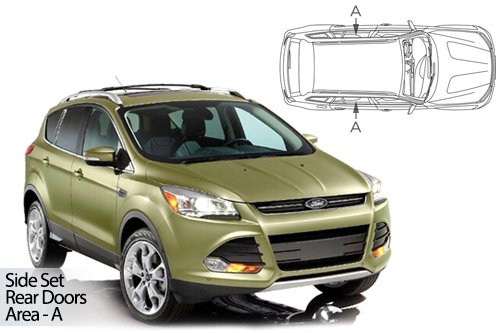 Car Shades - Ford Kuga 5dr 12-19 Rear Door Set