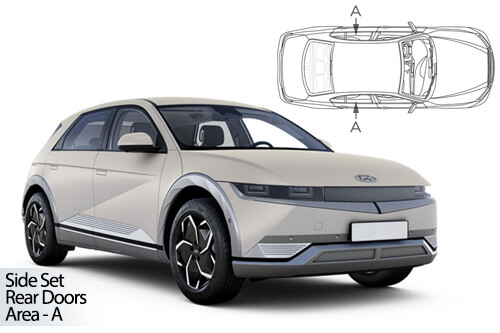 Car Shades - Hyundai Ioniq 5 5dr 2021> Rear Door Set