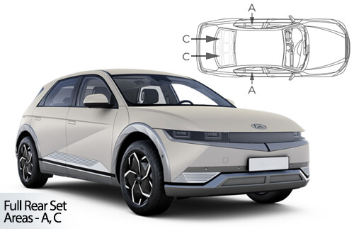 Car Shades - Hyundai Ioniq 5 5dr 2021> Full Rear Set