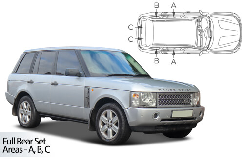 Car Shades Land Rover Range Rover (L322) 5dr 02-12 Full Rear Set