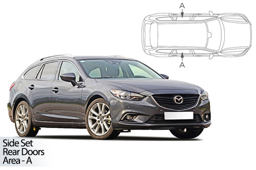 Car Shades Mazda 6 Estate	2012-2023 Rear Door Set