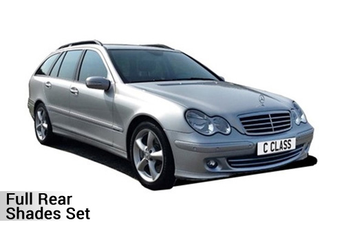 Car Shades Mercedes C Class Estate 00-07 S203 Full Rear Set