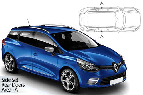 Car Shades Renault Clio (MKIV) Estate 13-19 Rear Door Set