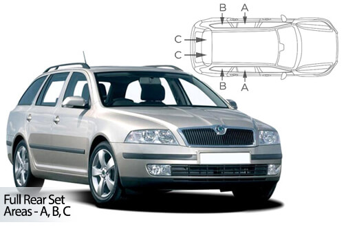 Car Shades Skoda Octavia Estate 04-13 Full Rear Set