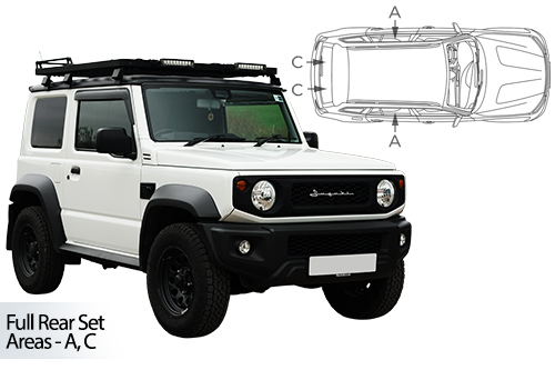 Car Shades Suzuki Jimny 18> Full Rear Set