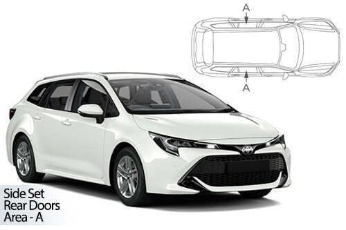 Car Shades - Toyota Corolla SW Estate 2018> Rear Door Set