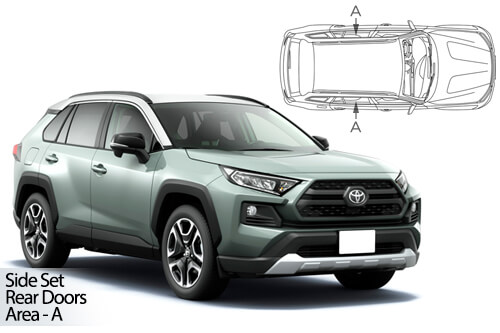 Car Shades - Toyota Rav4 5dr 2019> Rear Door Set