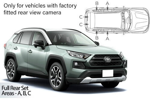 Car Shades - Toyota Rav4 5dr Executive 2019-2024 Full Rear Set