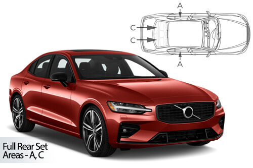 Car Shades - Volvo S60 4dr 2018> Full Rear Set