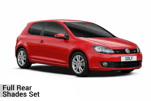 Car Shades Volkswagen Golf (MK6) 3 door 09-12 Full Rear Set