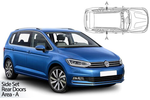 UV Car Shades - VW Touran 5dr 2015> Rear Door Set