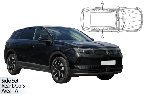 Car Shades Vauxhall Grandland 5dr 2024> Rear Side Set