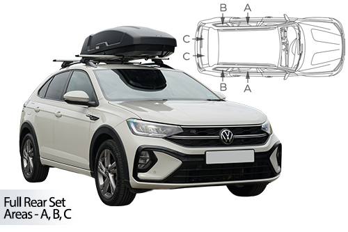 Car Shades VW Taigo 2021> Full Rear Set