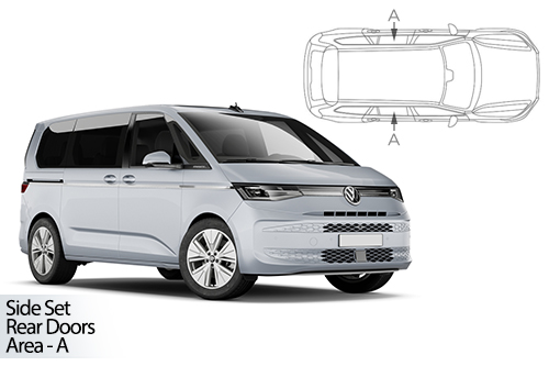 Car Shades - VW T7 Multivan 5dr 2022> Rear Door Set